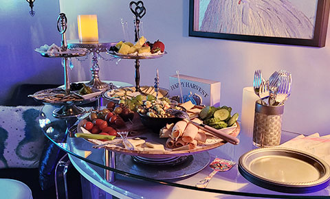 Sample of our Charcuterie Platter